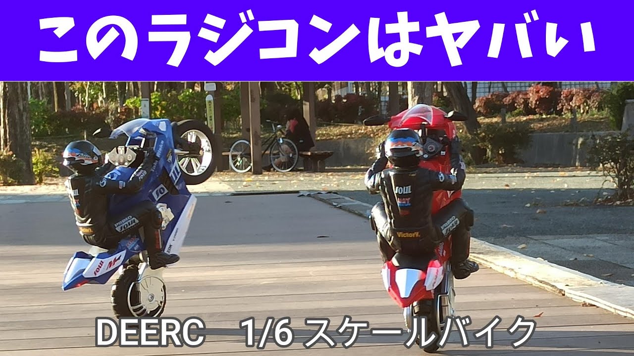 過去一番、ヤバいラジコン　［DEERC 1/6 RCバイク HC-802］