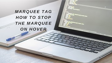 How To Stop Marquee On Hover In Html | Using Javascript