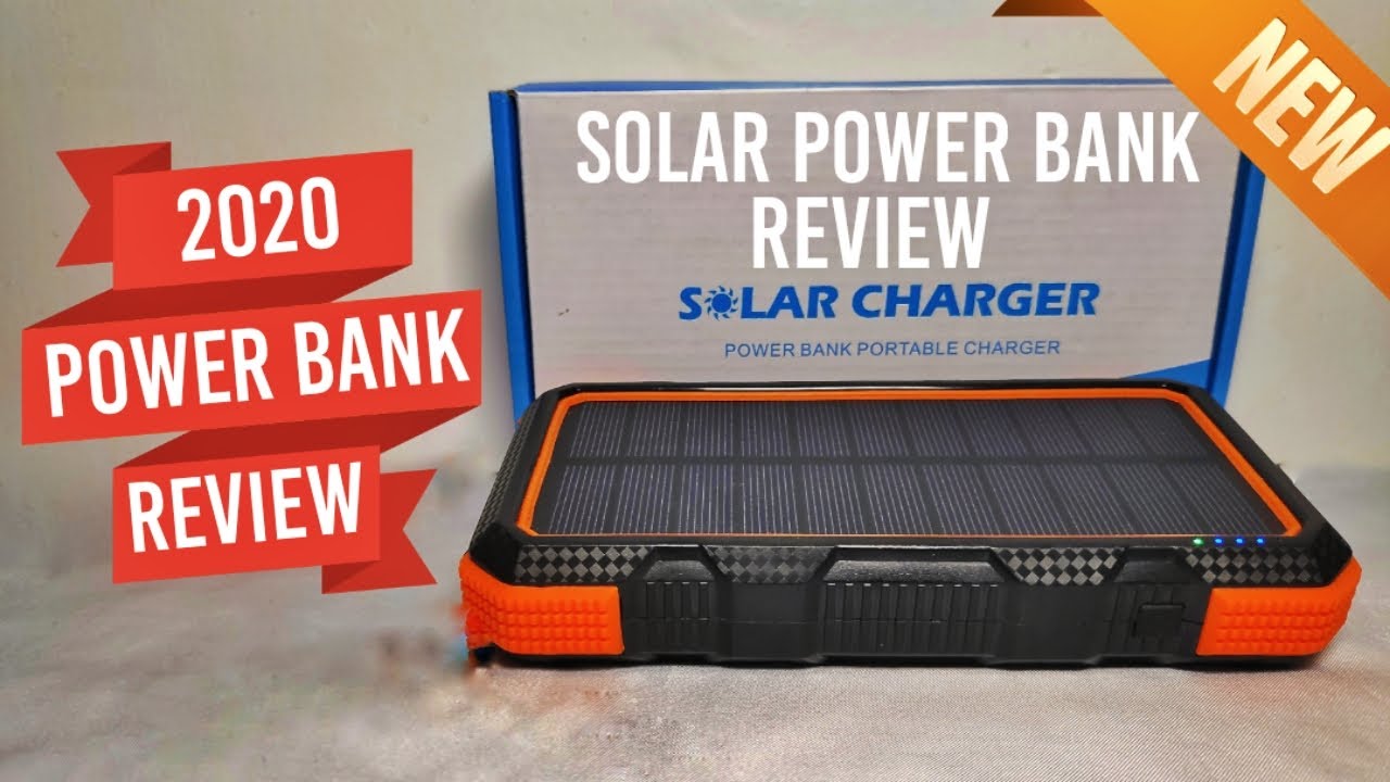 Solar Charger Power Bank Review YouTube