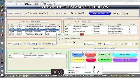 Sistema Biblioteca para reservas,préstamos y devoluciones de Libros || Java y MySQL