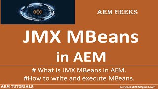 AEM Tutorial #64 | JMX MBeans in aem