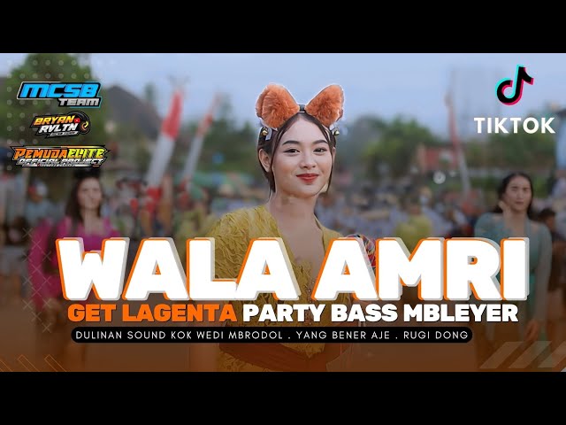 DJ WALA AMRI GET LANGENTA LAGET VIRAL TIKTOK - PARTY BASS MBLEYER MCSB - DULINAN SOUND class=