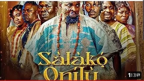 SALAKO ONILU latest yoruba movie 2025 production by Ayo Ajewole aka Woli Agba
