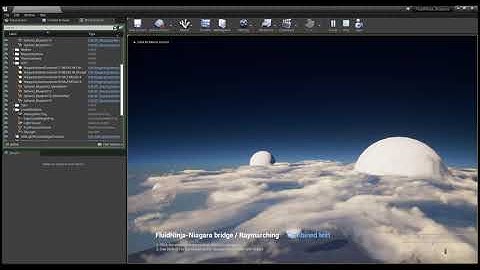 Driving Niagara with baked fluid simulation, UE, TEST 07