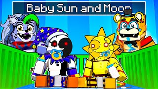 Finding Baby Sun & Moon in Minecraft Security Breach