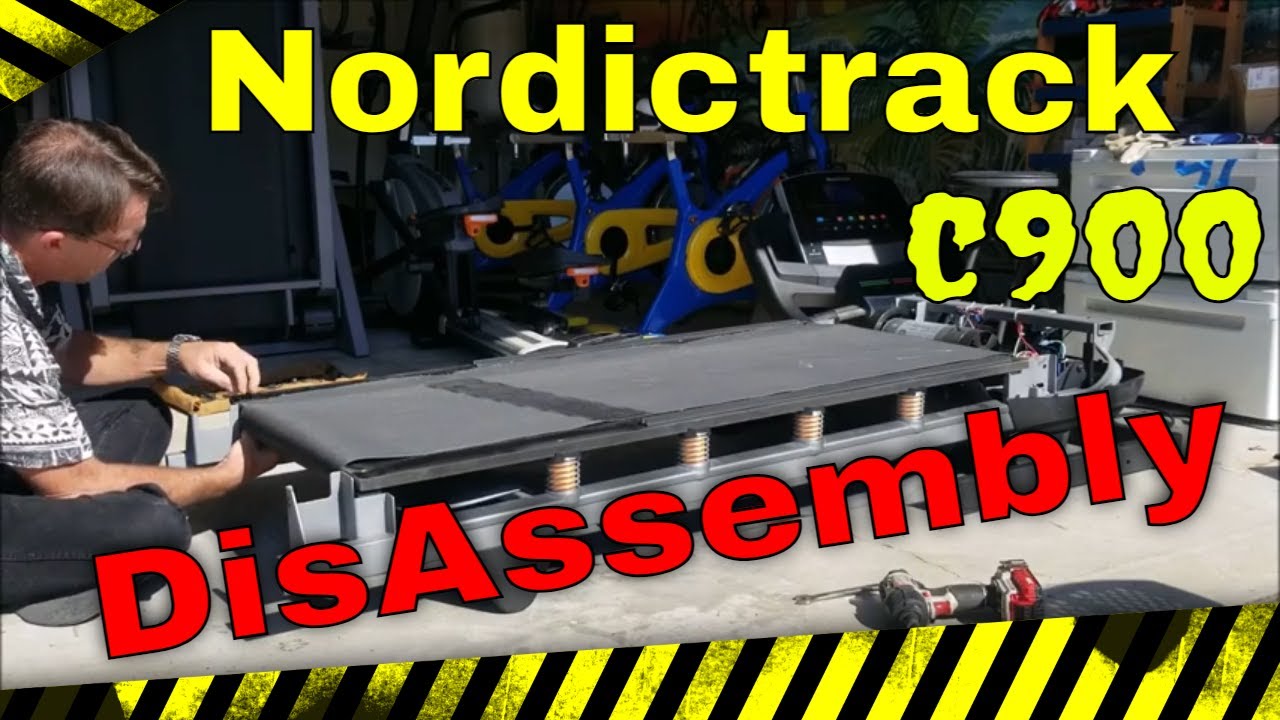 Nordictrack c900 Treadmill Disassembly - YouTube