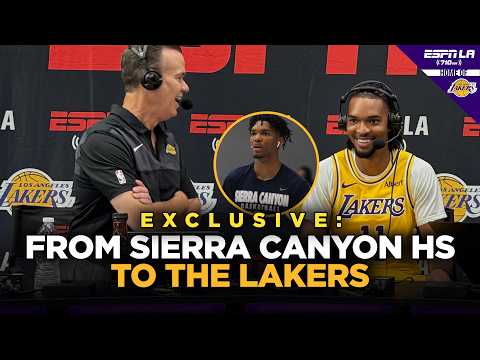 EXCLUSIVE: Ziaire Williams Returns to LA, Talks Lakers Role - Mason & Ireland at Lakers Media Day