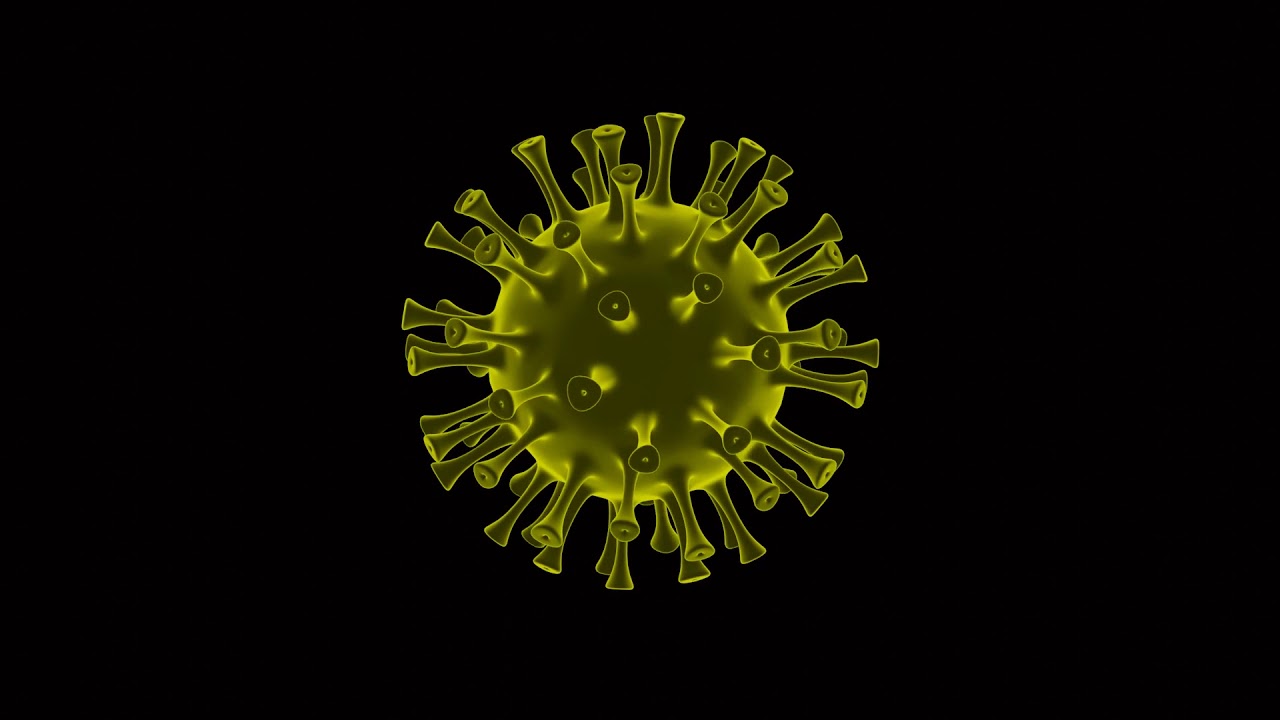 Covid - 19 Corona Virus Free 3D Rotating Animation Test - YouTube