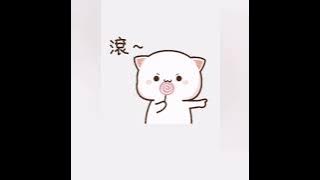 Accha tell me tell me(cute couple song)| Mochi Mochi Peach Cat Kitty song.#Cute#music#funny video
