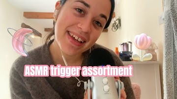 Scratching and tapping triggers for intense tingles (clicky & breathy whispers) 