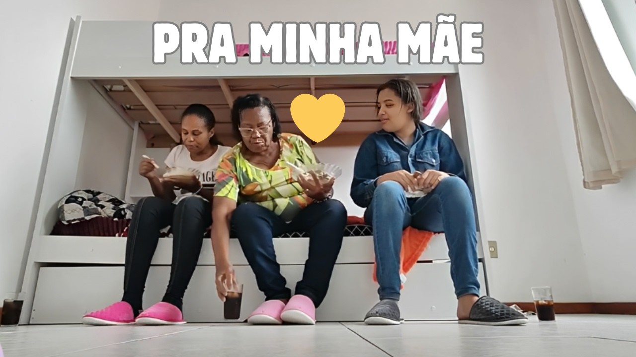 Preparei almoço pra minha mãe na cama… e foi assim 💛