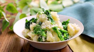 【菜の花と辛子マヨのポテトサラダ】大人のポテトサラダ！副菜にぴったり♪