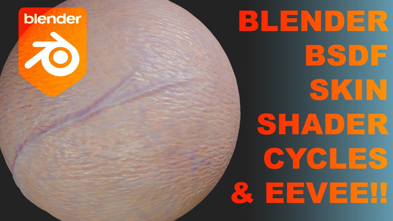 Blender 29 Pbr Sss Skin Shader Set Up Bsdf Cycles And Eevee Youtube 