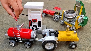 Top the most creatives science projects part #6 Sunfarming | DIY tractor automatic plough machine