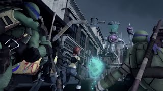 TMNT Kraang Prime Chases the Turtles