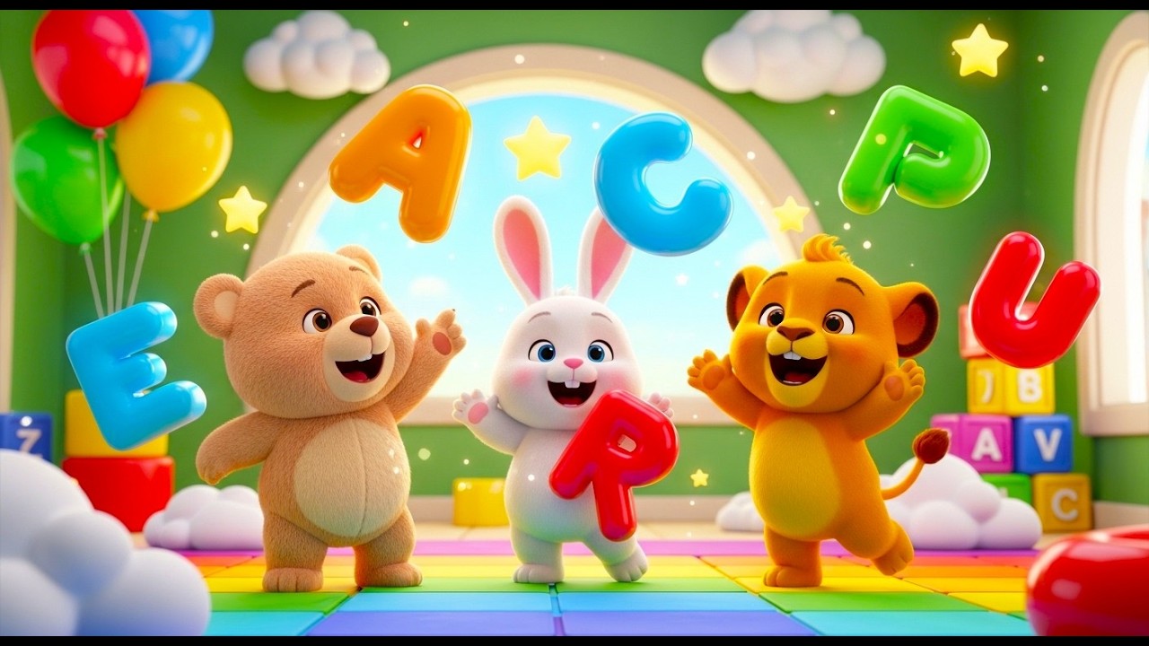 ABC Song with Phonics Sounds Alphabet Learning Rhyme | Fun Letter ...