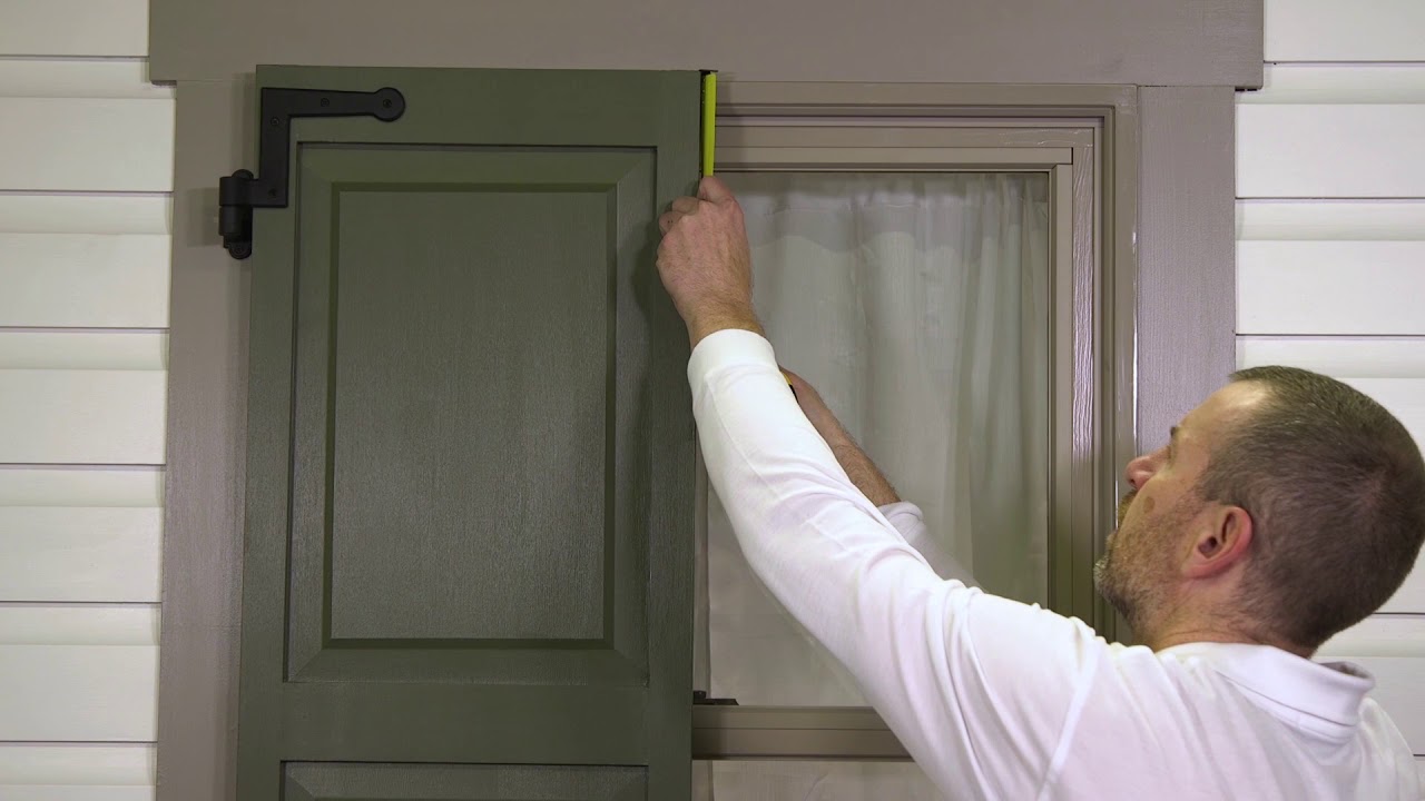 Planning For Shutter Hardware Installation YouTube