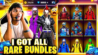 Free Fire I Got All Rare Bundles And New Gun Skins😍POOR TO RICH -Garena Free Fire