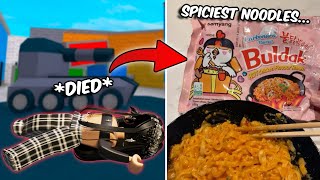 If I Die, I Eat Spicy Noodles In Real Life... Murder Mystery 2