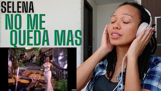 Selena was PURE emotion and talent! 😩🙌🏽 | Selena - No Me Queda Mas (Official Music Video) [REACTION]