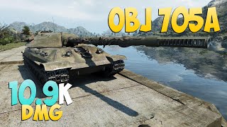 Obj 705A - 1 Kills 10.9K DMG - Not enough! - World Of Tanks