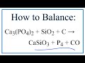 Balancing Chemical Equations Strategies