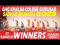 1st runner up  ghg khalsa college gurusar sadhar  bhangra arena 4  2023