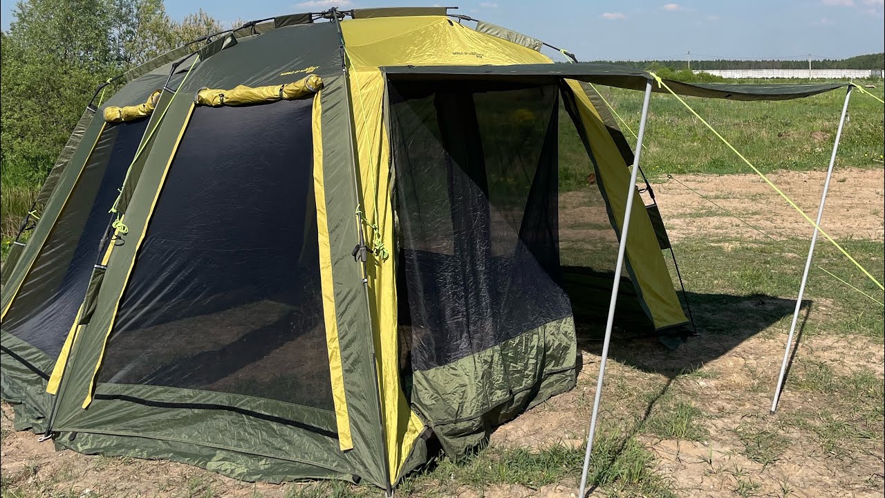 Шатер Lego от компании Maverick. Находка для организации беседки на кемпинге и доп. спальни!