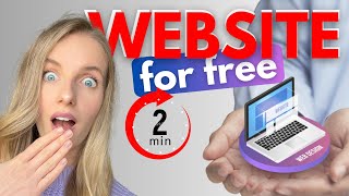 How to create a FREE website in seconds in 2024 (no tech skills)