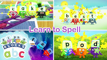 @officialalphablocks - Learn to Spell Pod, Best, Cake and More! | Learn to Spell | Phonics