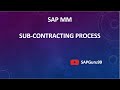 11  subcontracting process  sap mm  sap guru99