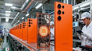 Inside A Samsung Galaxy S25 Ultra Factory Components Finished Smartphonefull Manufacturing Process