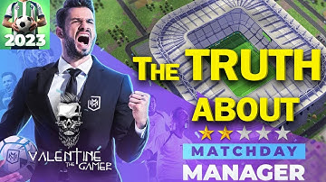 MATCHDAY MANAGER 23 - Why I stopped playing it! Things YOU SHOULD KNOW!