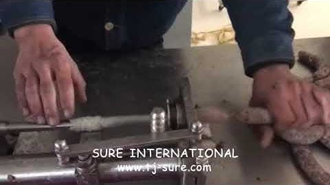 Sausage filling machine with automatic twisting