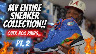 (PT. 2) 2023 MY CRAZY SNEAKER COLLECTION IN 4K!! OVER 300 PAIRS