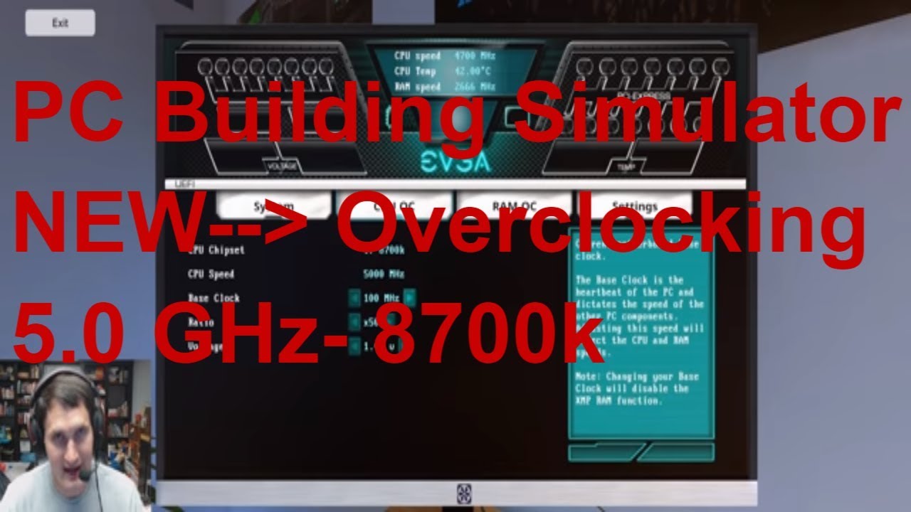 PC Building Simulator v0.8.3.1- Overclocking - YouTube