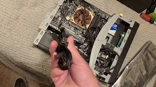 I install a new low profile Gigabyte RTX 4060 video card in my HTPC.