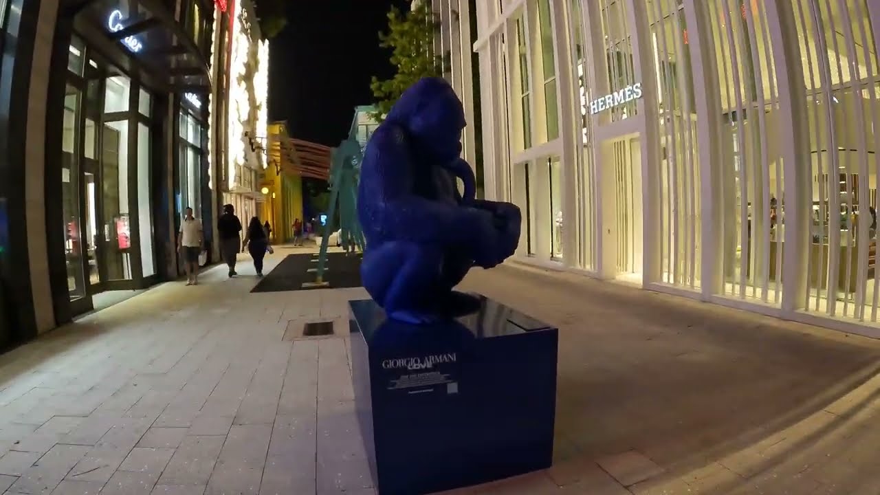 Miami Design District Night Walk 