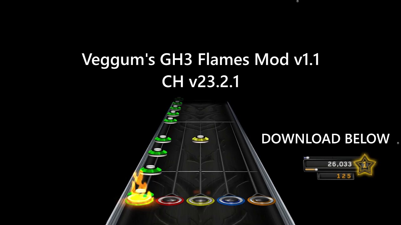 clone hero gh3 through the fire and flames