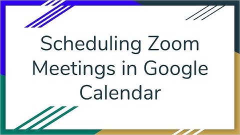 Creating Recurring Zoom Meetings in Google Calendar