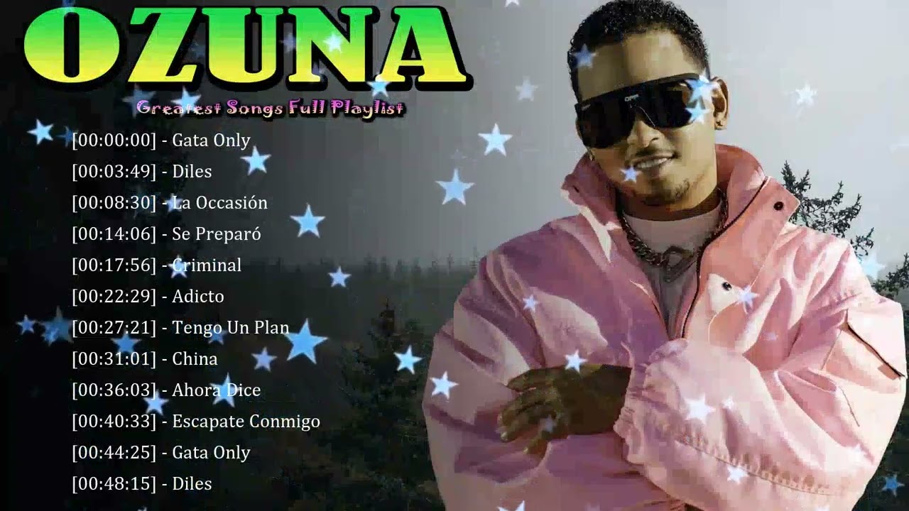 🌊 Ozuna – His sound blends love, rhythm, and smooth energy into modern classics 🎧