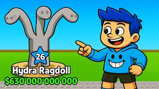630,000,000,000$ HİDRA RAGDOLL VÜCUT ALDIM 🦴 ROBLOX