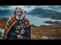 Bagpipe uilleann pipes l celtic music with beautiful scenery of scottish highlands  music therapy