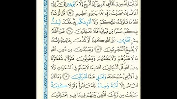 القرآن الكريم صفحة 210 برواية الليث أبي الحارث عن الكسائي   القارئ عبد الرشيد صوفي