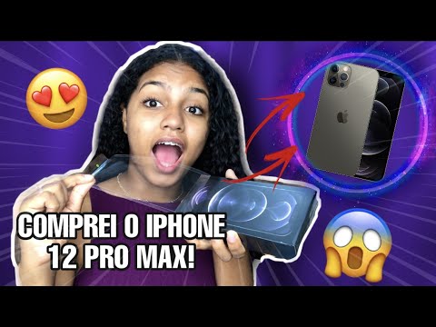 COMPREI O NOVO IPHONE 12 PRO MAX!😱