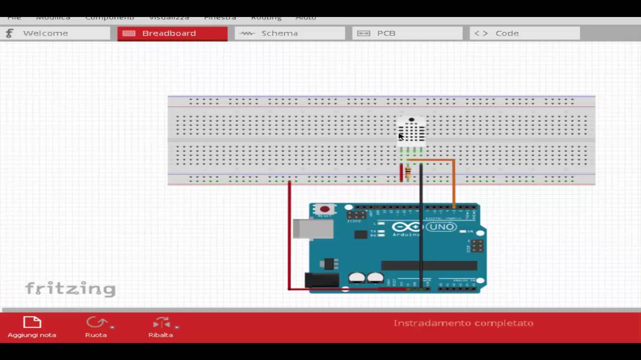 Arduino - Misurare temperatura e umidità con DHT22