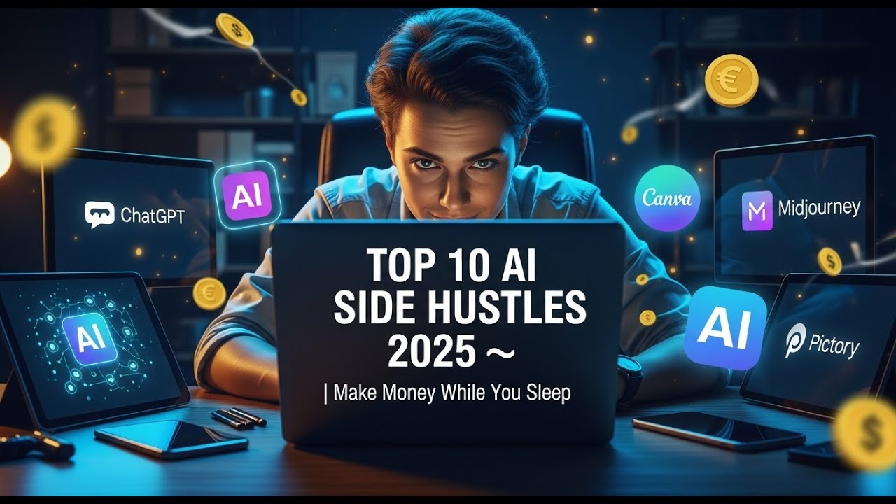 “Top 10 AI Side Hustles to Start in 2025 | Make Money While You Sleep ...