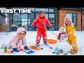 Our Kids FIRST Time Seeing Snow!