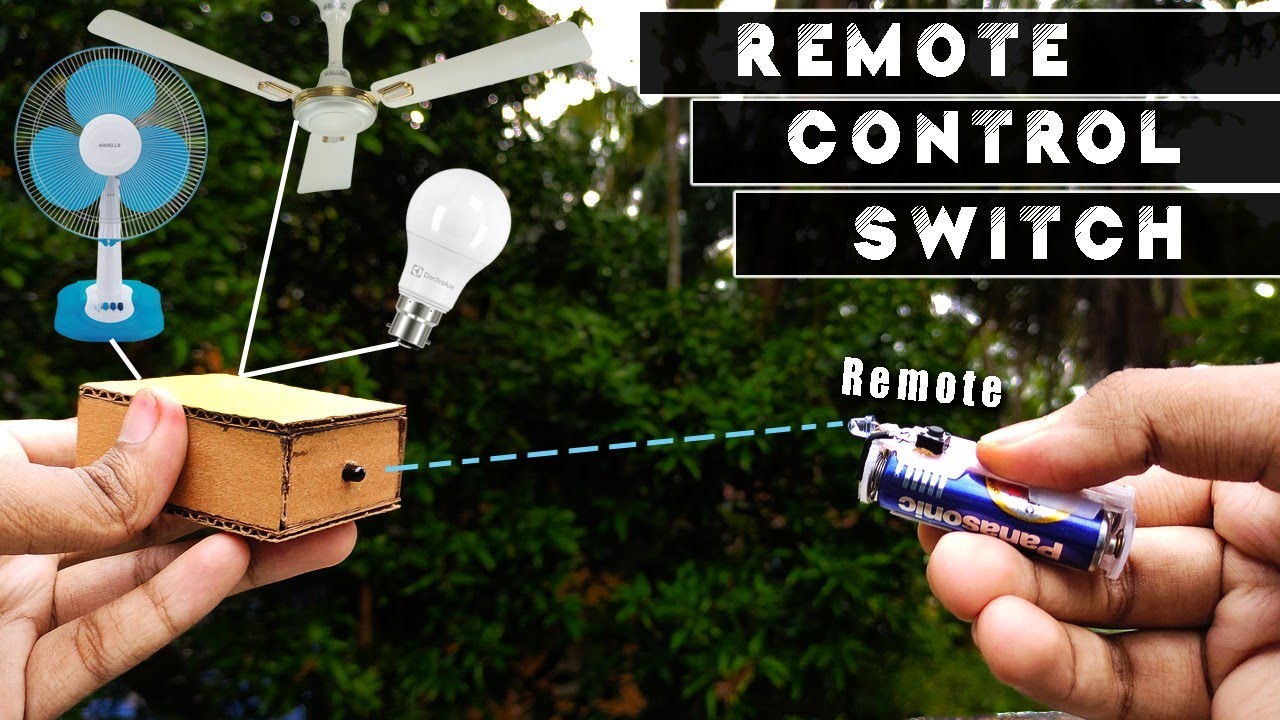 how to make remote control switch at home malayalam under 50Rs Sonal Sajith YouTube