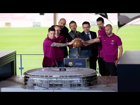 Maquette Stade de Foot Camp Nou